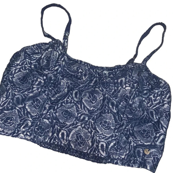 Brocade Abercrombie crop top - Picture 2 of 5